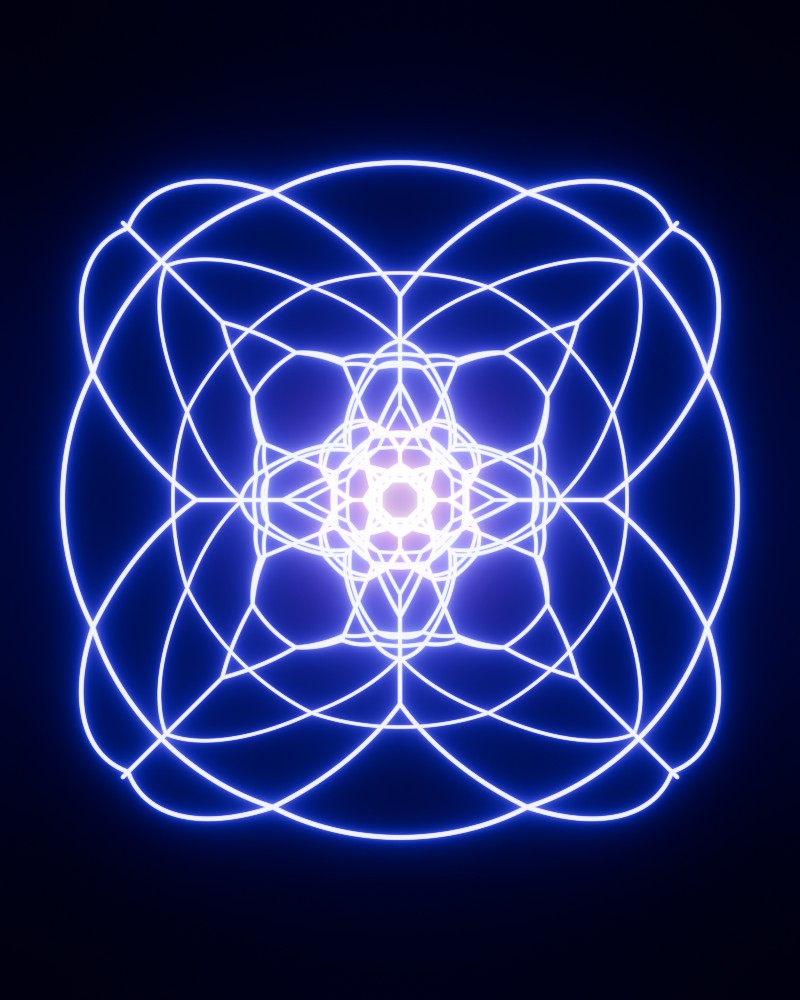300-Contachoron demonstrating stereographic projection curves